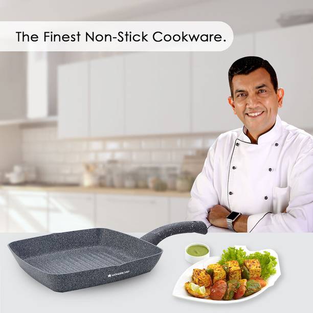 WONDERCHEF Granite Grill Pan 24 cm diameter 1 L capacity