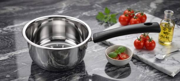 Flipkart SmartBuy Stainless Steel Heavy Gauge Saucepan Sauce Pan 15.2 cm diameter 1.2 L capacity