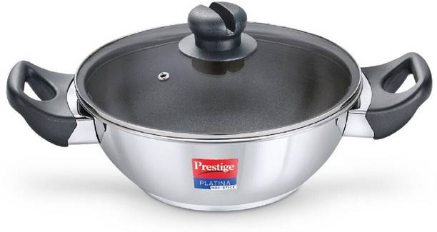 Prestige प्लेटिना नॉन-स्टिक कढ़ाही 26 cm ढक्कन के साथ