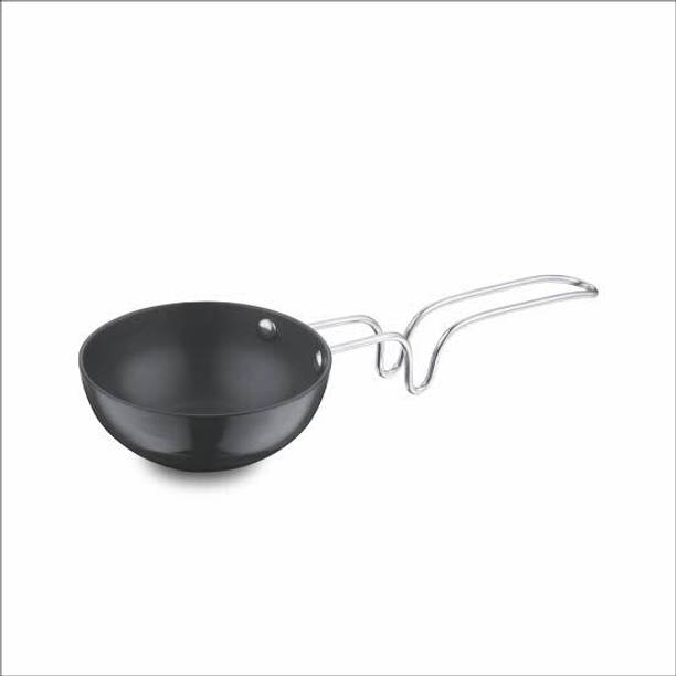Maddhvyaa Premium Tadka Pan Non Stick,Black Tadka Pan 10 cm diameter 1 L capacity