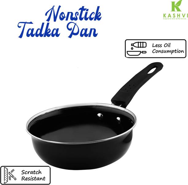 Kashvi Best Kitchen Cookware Gift Tadka Pan 12 cm diameter 1 L capacity