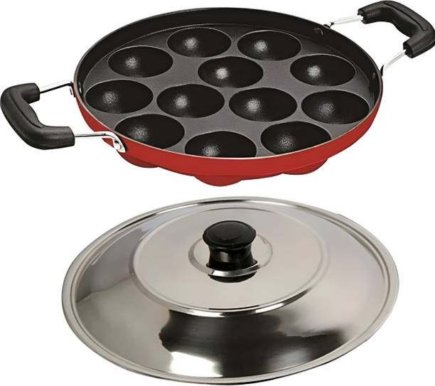 RADION ENTERPRISES App3 Patri Pan 23 cm diameter with Lid 1 L capacity