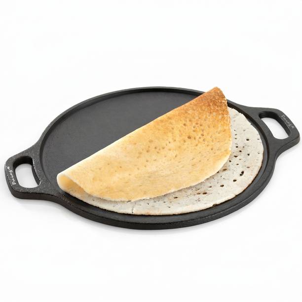 Parage Parage IronCraft Cast Iron Dosa Tawa 30 cm, Pre-Seasoned, 3 Kg Tawa 30 cm diameter