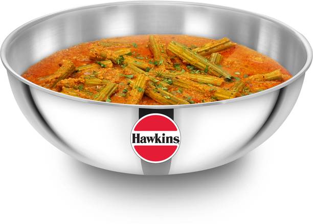 Hawkins Kadhai (SSTA50) Tasla 5 L capacity 28 cm diamet...