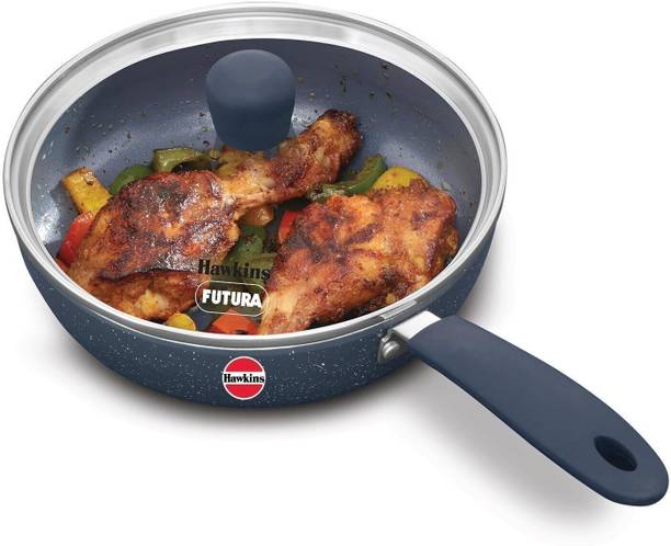 Hawkins Fry Pan 22 cm diameter with Lid 1.2 L capacity