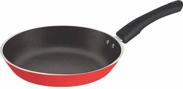 Baltra Induction Base Non-Stick Fry Pan, 24cm (Red) Fry Pan 24 cm diameter 1.6 L capacity