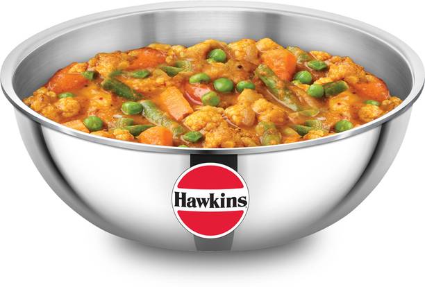 Hawkins Kadhai (SSTA25) Tasla 2.5 L capacity 22 cm diam...