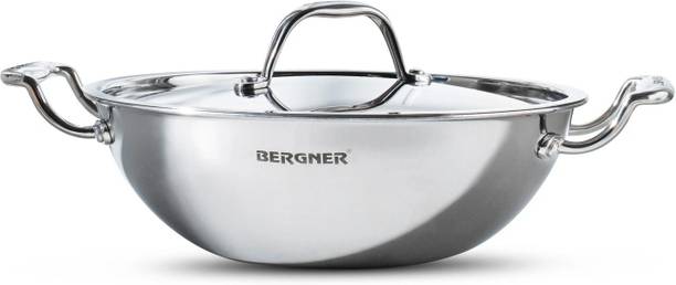 BERGNER Argent Tri-ply 26 cm ढक्कन के साथ