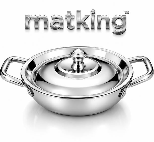 Matking Pot pan_18_02 Kadhai 22 cm diameter with Lid 2 L capacity