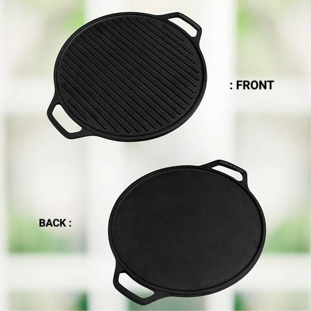 Nyra Cast Iron 2-in-1 Tawa Tawa 30 cm diameter