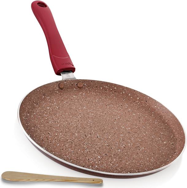 iVBOX Koca-Marble 280mm Non Stick 3mm-Thick induction-Base Tawa 28 cm diameter