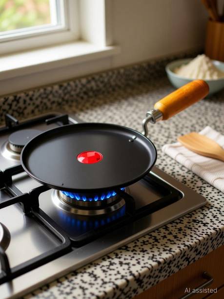 REDIDAS Iron Loha tawa for Roti standard size Tawa 24 cm diameter