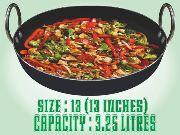 VeerEnterprises Kadhai 33 cm diameter 3.25 L capacity