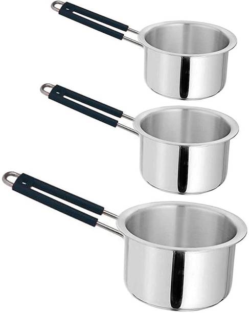 IDEAL PRIME Heavy Gauge Aluminium Saucepan Set 1+1.5+2 ...