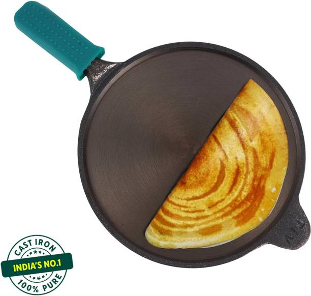 The Indus Valley Super Smooth Cast Iron Tawa for Dosa/C...