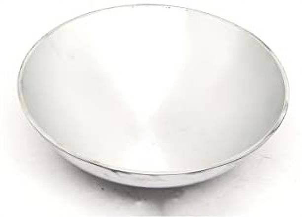 Sonanshi Aluminium Kadhai without Handle/Aluminium Tasla Kadhai 33.02 cm diameter 3 L capacity