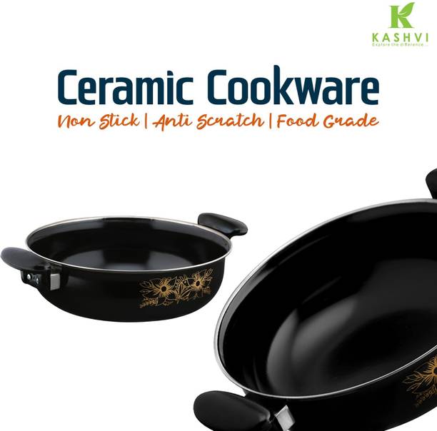 Kashvi Premium Big Kadhai Kadhai 26 cm diameter 3.5 L capacity