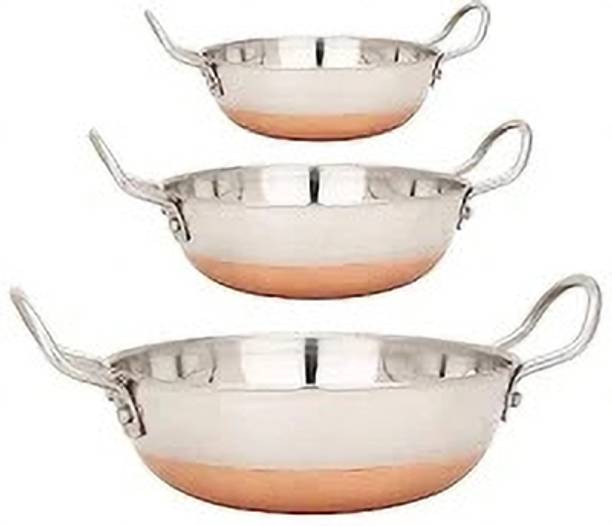 LolyKitch Kadhai 22 cm, 28 cm, 33 cm diameter 1.75 L, 2 L, 2.5 L capacity
