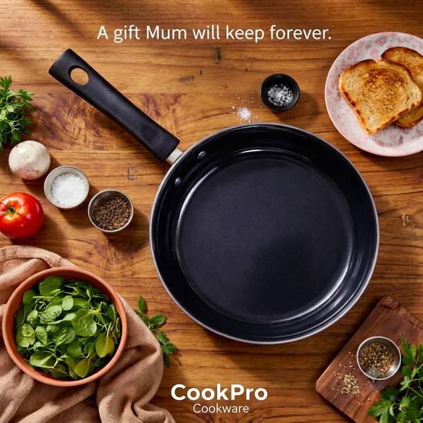 Jainpet Element 20 Premium Stainless Steel Tri-Ply Fry Pan Fry Pan 26 cm diameter 1 L capacity