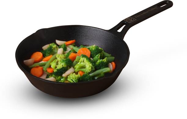 The Indus Valley Premium Pre-seasoned Cast iron Skillet - 8 inch Fry Pan 20.5 cm diameter 0 L capacity