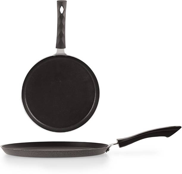 iVBOX Eco-2pcs Set Tawa Non Stick Tawa 25.5 cm diameter