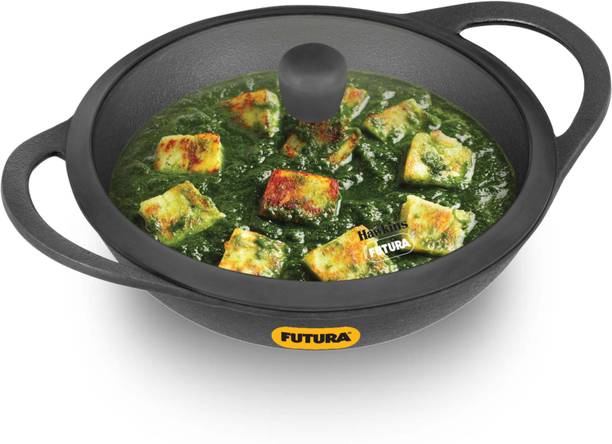 Hawkins Futura Deep Fry Pan with Glass Lid (CIK35G) 26 cm ढक्कन के साथ