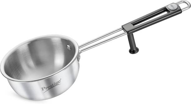 Prestige Tri-ply Splendor with In-Build Stand & Heat Resistant Handle Tadka Pan 13 cm diameter 0.55 L capacity