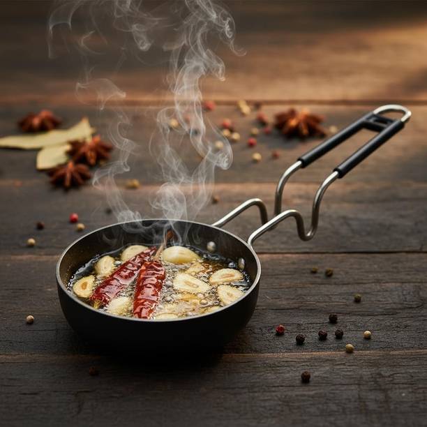 Koilakh Devi Enterprises Dal Tadka Pan for kitchen Tadka Pan 11 cm diameter 0.3 L capacity