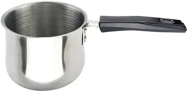Yopple Round Stainless Steel Saucepan with Induction Bo...
