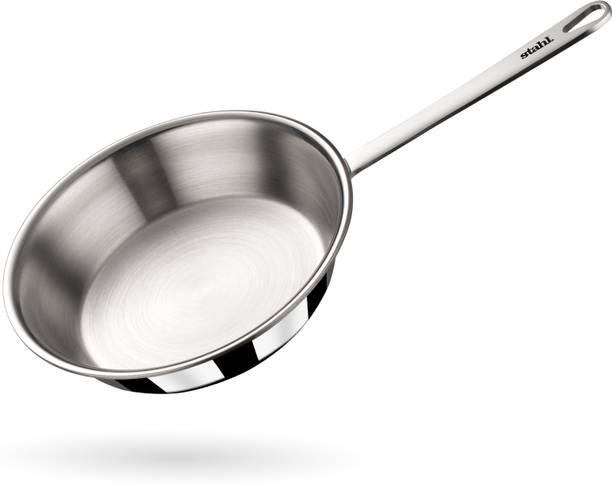 Stahl Artisan Triply Stainless Steel Mikro Fry Pan 12 cm diameter 240 ml capacity