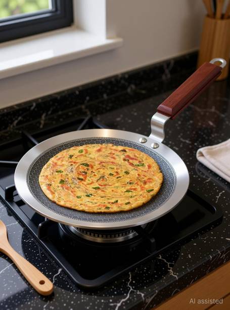 Hawkins Triply Stainless Steel Shielded Nonstick Tawa w...
