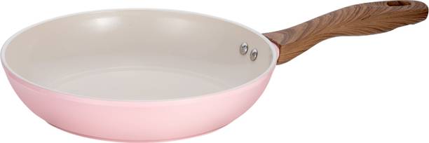 Stellyfire Ceramic Frypan 24cm (Pink) Fry Pan 24 cm diameter 1.75 L capacity