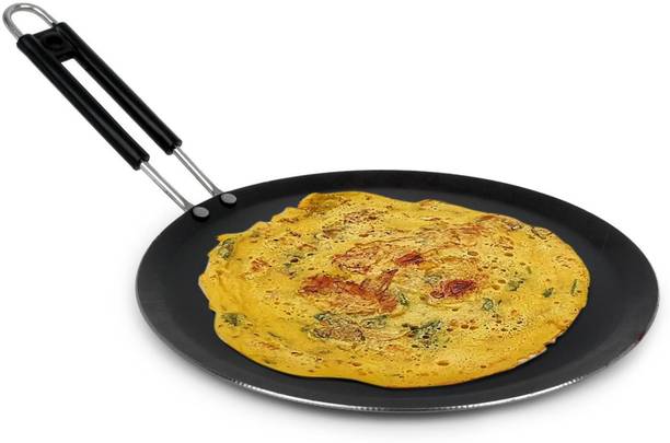SILVOSWAN Pure Iron Dosa Tawa - Iron Dosa Tawa - 9 Tawa 24 cm diameter