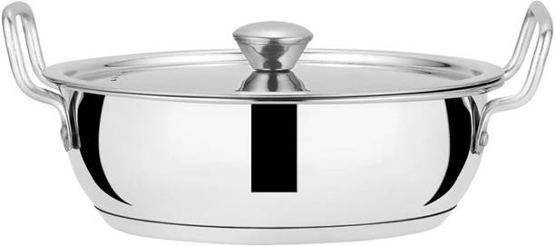 Chakmak Encapsulated Kadhai with Lid | Induction & Gas Compatible | Multipurpose Cooking Kadhai 26 cm diameter with Lid 3 L capacity