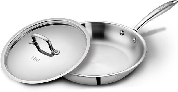 KENT TriPly Fry Pan 24 cm diameter with Lid 1.7 L capacity