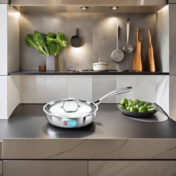 Hawkins Pro Frying Pan (PSF22S) Fry Pan 22 cm diameter with Lid 1 L capacity