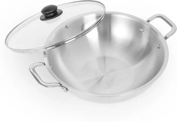 MITHALI TRIPLY Kadhai 26 cm diameter with Lid 3.5 L capacity