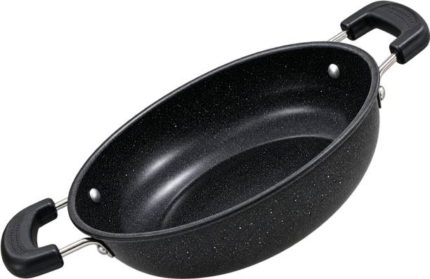 ENTERPRISESYR YR Induction Base PTFE Heavy Non-Stick Kadhai, 21cm – 1500ml | 2-Layer PTFE Kadhai 21 cm diameter 1.25 L capacity