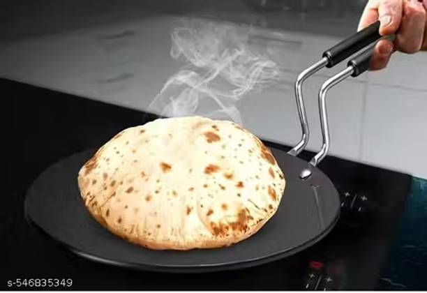 titanium Roti tawa,Hard anodized coating,25 CM,Gas compatible| Tawa 25 cm diameter