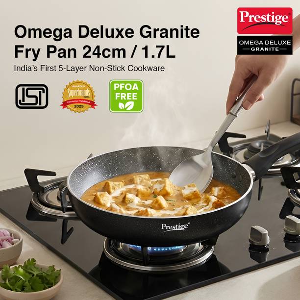 Prestige Omega Deluxe Fry Pan 24 cm diameter 1.1 L capacity