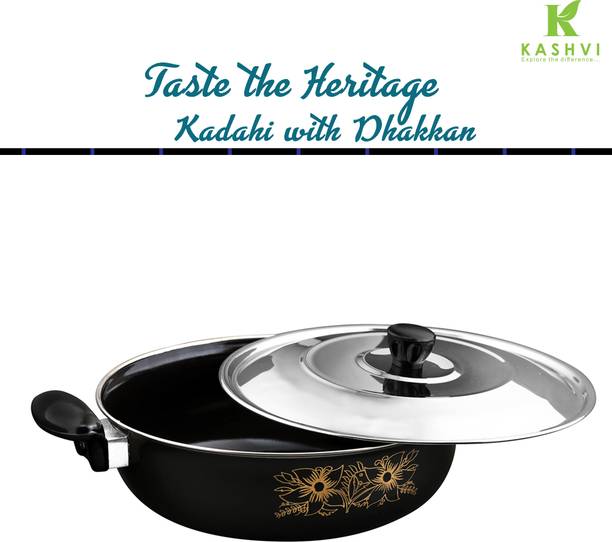 Kashvi Premium Kadhai Kadhai 26 cm diameter 3.5 L capacity
