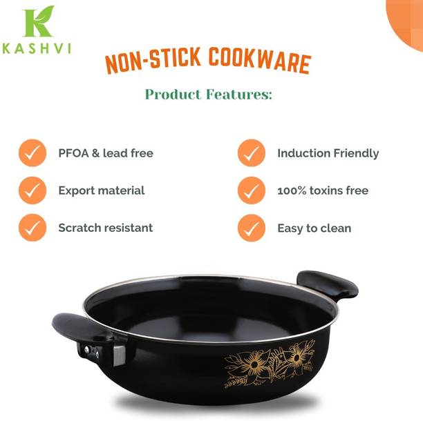 Kashvi Premium Kadhai Kadhai 26 cm diameter 3.5 L capacity