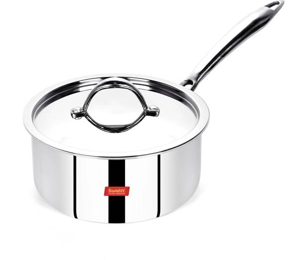 Sumeet TriStar Steel - Aluminum - Steel Sauce Pan 17.8 ...