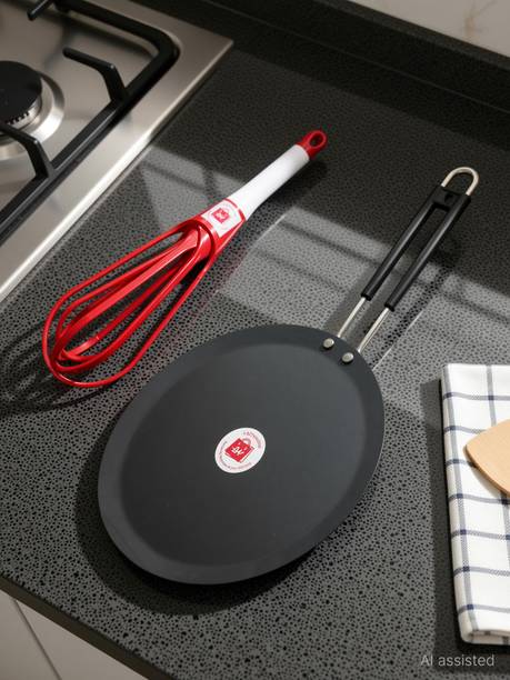 LAZYwindow Superior Quality Hand Blander Mixer & Tawa 20 cm diameter