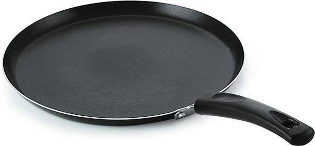NIRLON Non-Stick Aluminium Flat Tawa, 26 cm डायमीटर