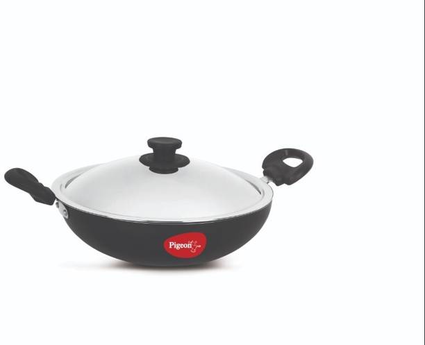 Pigeon NonStick Kadhai 15 cm diameter with Lid 1.5 L capacity