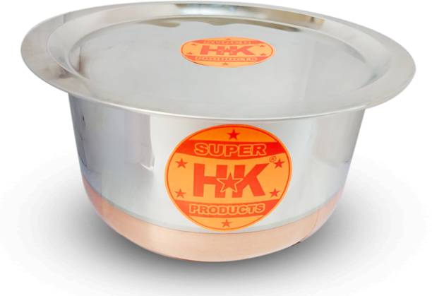 Super HK Stainless Steel Copper Bottom Bhagona/Patila/T...