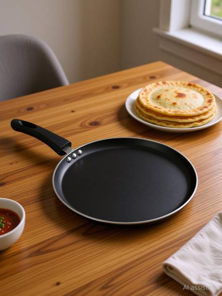 Hot plus Non-Stick Dosa Tawa 30 cm Ultra Slick Coating Low Oil Cooking HOTPLUS Tawa 30 cm diameter