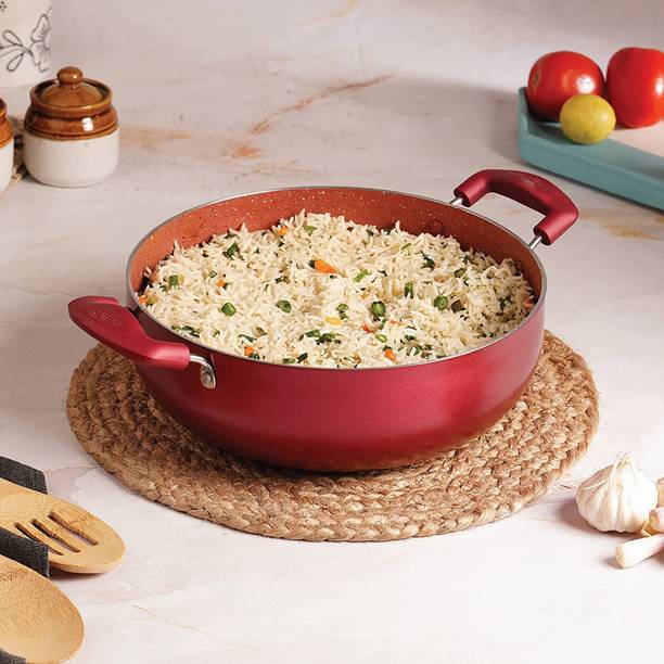 cello Crown Induction Base Kadhai Without Lid Kadhai 28 cm diameter 3.5 L capacity