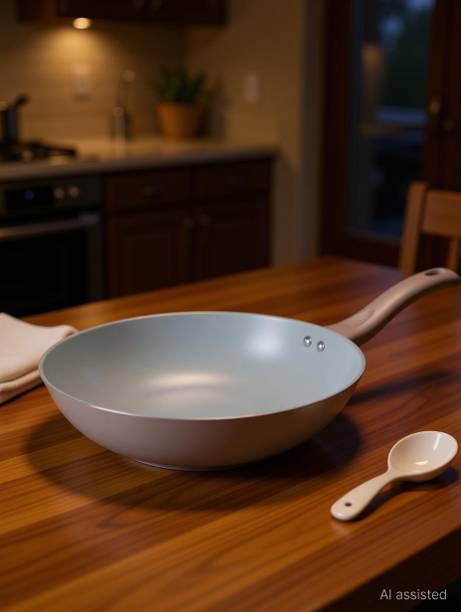 Prestige Ceraglide Duo Ceramic Coating|High Heating|Cool Touch Handle Wok 3.3 L capacity 28 cm diameter